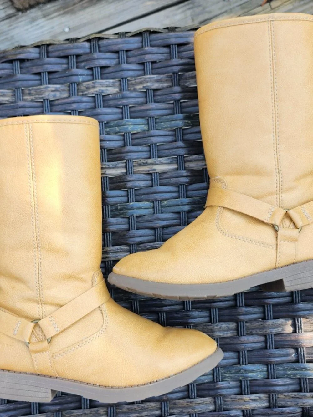 Carter’s Girls/Toddler Size 13 Tan Western-Style Mid-Calf Boots
